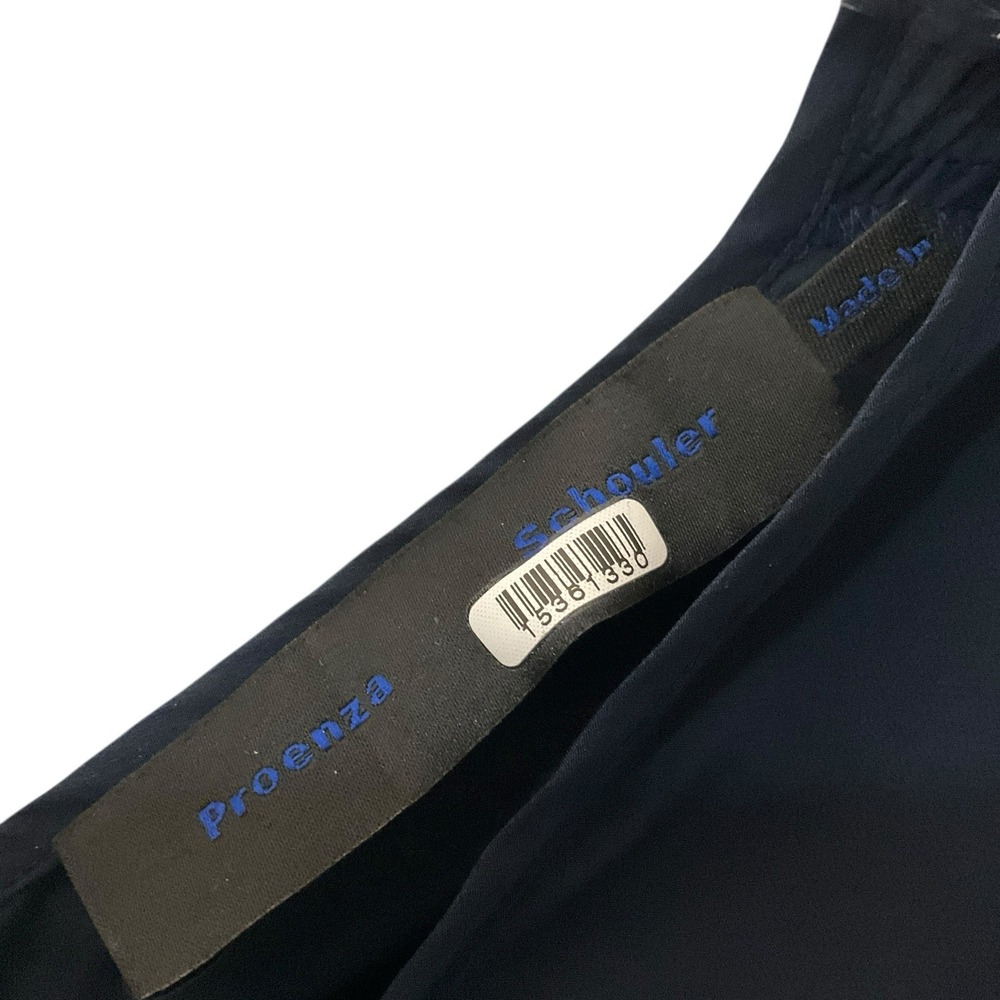 Proenza Schouler Sidney Dress Silk Blend Maxi Blue Size 2 $1390 *READ FLAW* - Picture 7 of 14